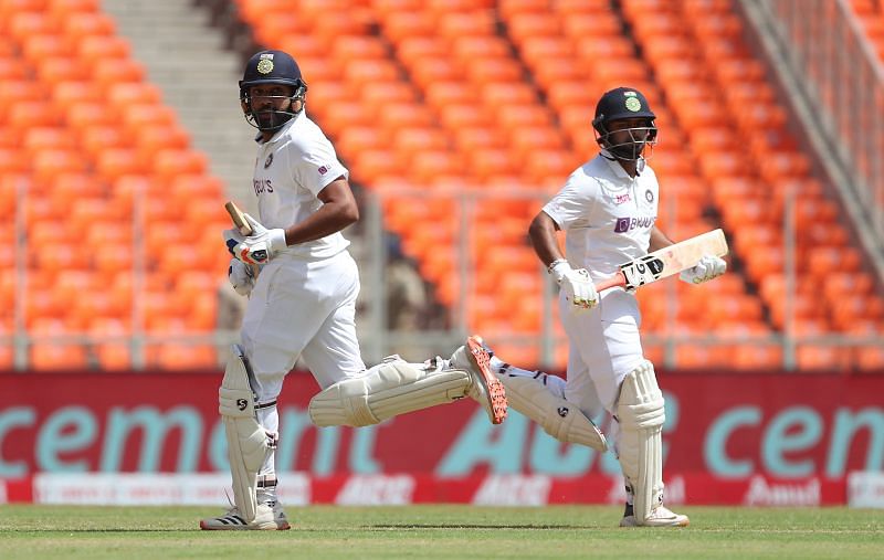 Rohit Sharma and Rishabh Pant.